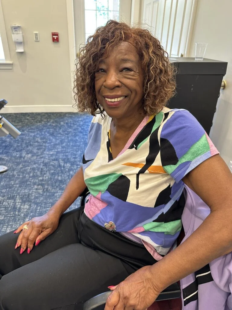 Resident Katie Jackson at Newcastle Place